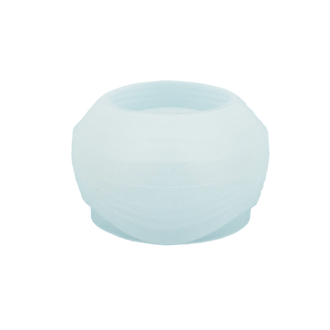 Moule en silicone pour couler un pot ondulé en résine Reslin.