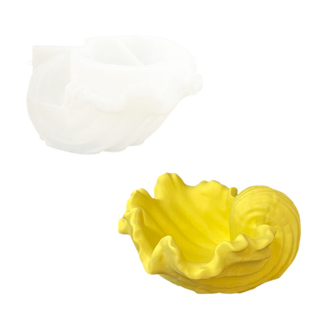 Silikonform für gießen A Jesmonite Dekoration aus Perlmuscheln