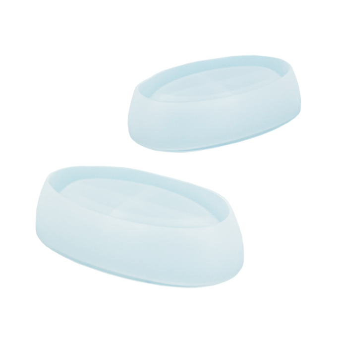 Ensemble de moules en silicone pour le moulage de bols ovales en résine Reslin.