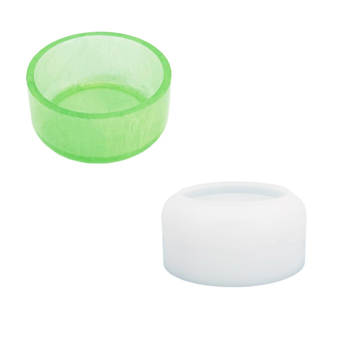 Moule en silicone pour couler un petit bol rond en résine