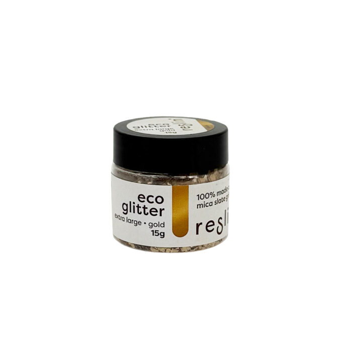 Eco glitter additive for decorating Reslin casts