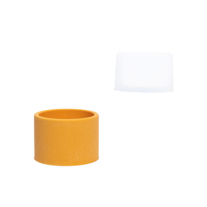 Silicone mould for casting a round Jesmonite pot