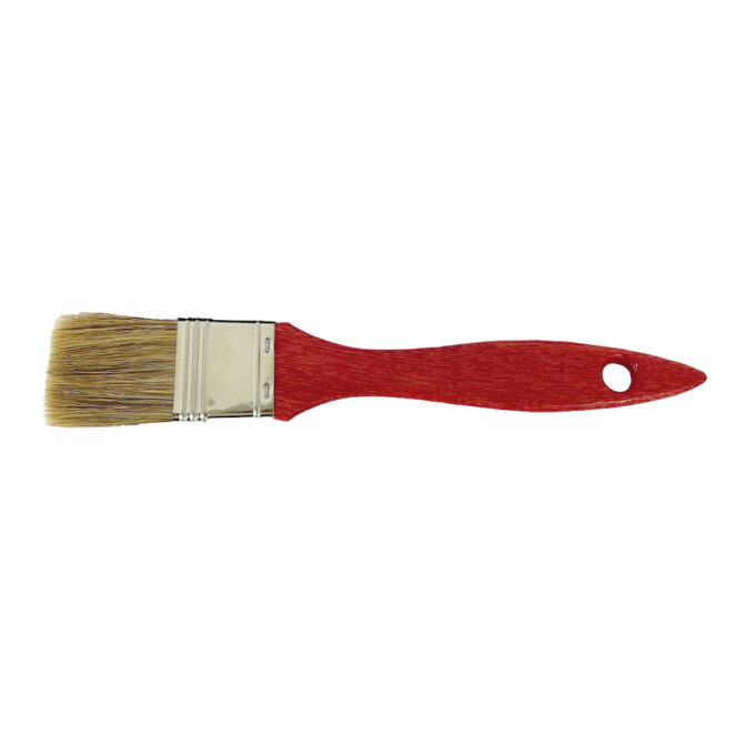 Flat brush for applying Jesmonite and sealing cast surfaces