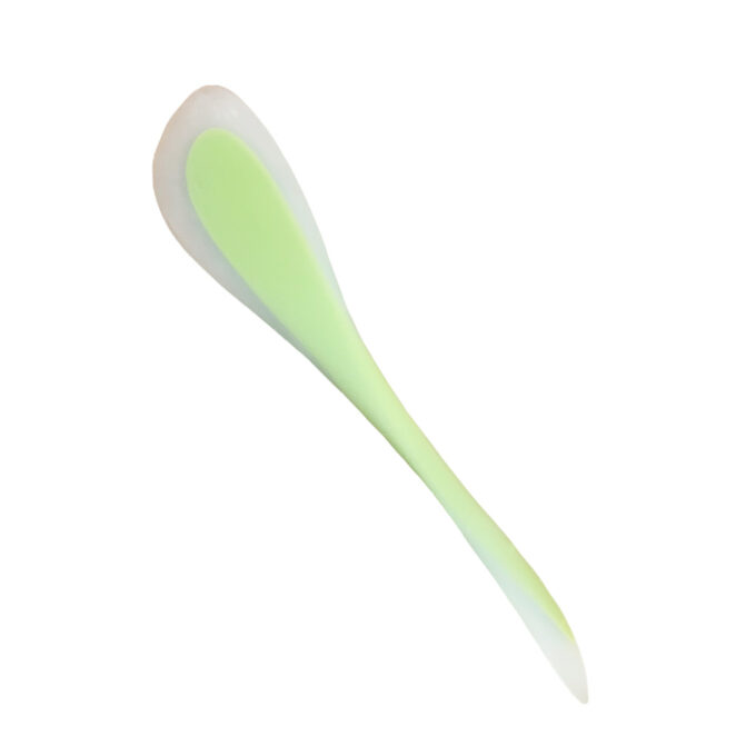 Light green silicone stirring rod for mixing Jesmonite and pigments