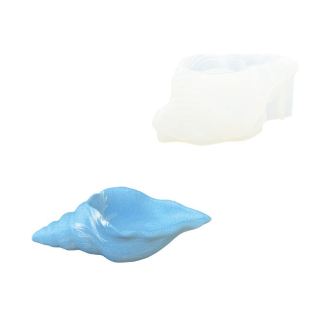 Silikonform für gießen eine Muscheldekoration in Jesmonite