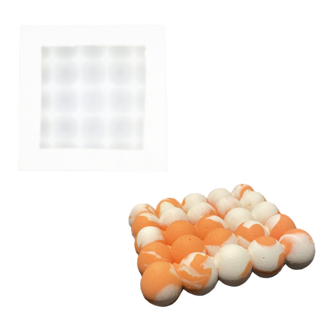 Silikonform für gießen eine blasenartige Struktur Jesmonite Objekt