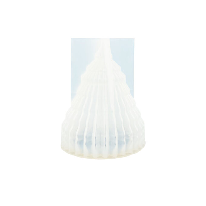 Stampo in silicone per realizzare un albero di Natale di medie dimensioni a strisce in Reslin