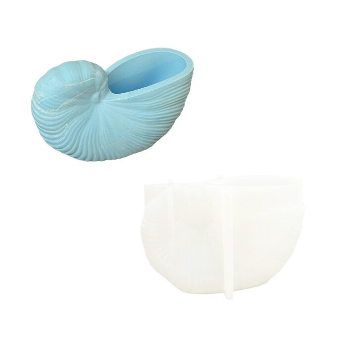 Moule en silicone pour couler un Jesmonite décoration en coquille d'escargot