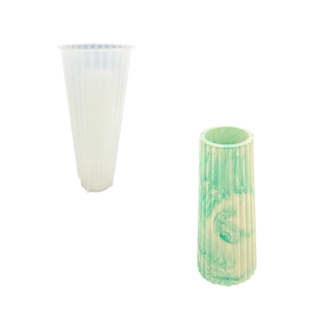Stampo in silicone per realizzare un vaso da fiori " Jesmonite "