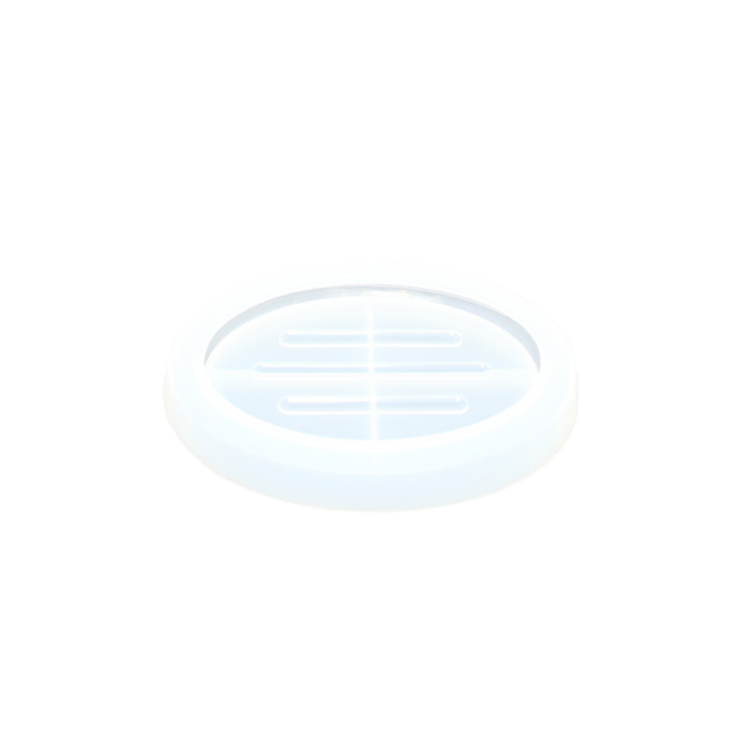 Silicone mould for casting a soap dish in Reslin casting material