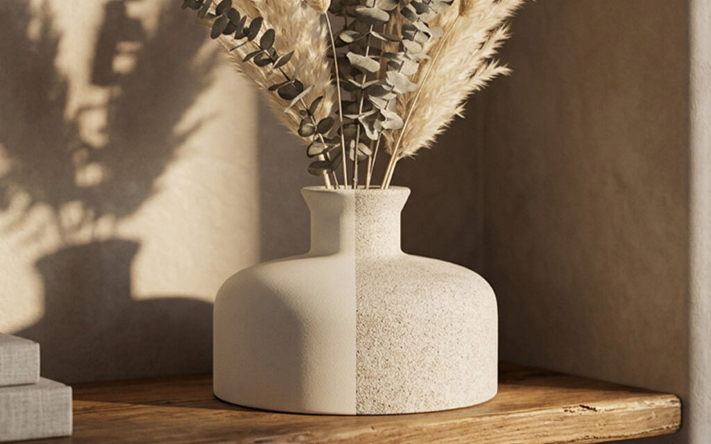 An acid-etched Jesmonite® AC84 piece