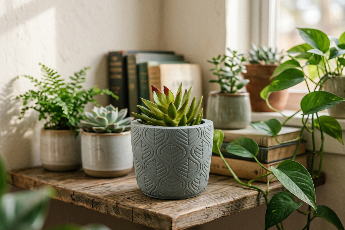 Vasi da fiori in Jesmonite®: come realizzarli per interni ed esterni