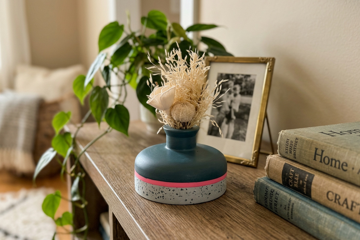 Comment fabriquer un vase en Jesmonite® pour fleurs fraîches ou séchées
